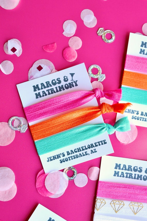 Margs and Matrimony | Margs & Matrimony Hair Ties | Margs and Matrimony Bachelorette Party | Cancun Bachelorette | Mexico Hair Ties | Fiesta