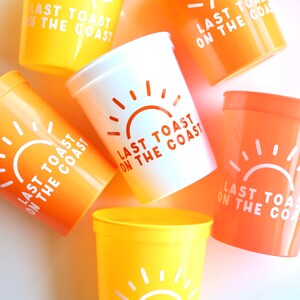 Last Toast on the Coast | Beach Bachelorette Weekend Favors | Beach Bachelorette Party Favors | Last Toast on the Coast | Custom Favors