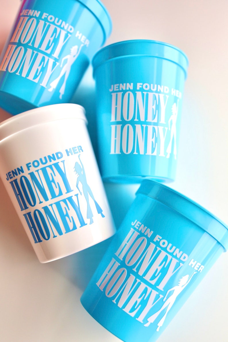 She Found her Honey Honey Mamma Mia Bachelorette Cups Dancing Queen Cups Disco Bachelorette Favors Last Disco Cups Disco image 3