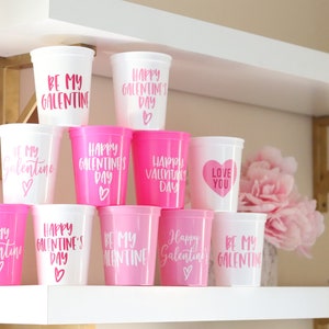 Valentine’s Day Cups | Valentine’s Day Favors | Galentine’s Day Cups | Galentine’s Day Favors | Be my Galentine | Galentine’s Day Brunch