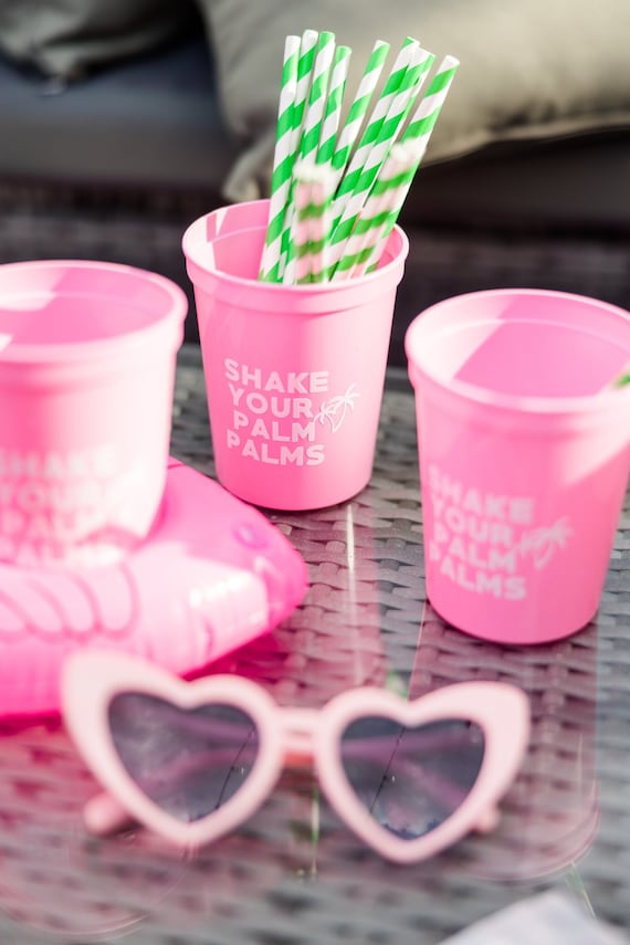 Shake Your Palm Palms Bachelorette | Beach Bachelorette | Beach Bachelorette Cups | Beach Favors | Palm Tree Favors | Beach Cups | Palm Palm