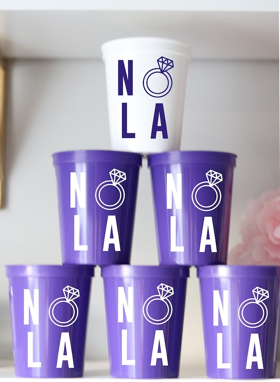 Personalized Bachelorette Party Favor Cups