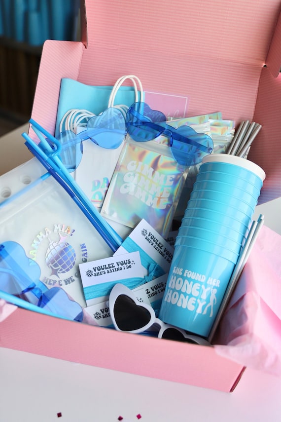 Mamma Mia Bachelorette Box | Mamma Mia Favors | Mamma Mia Cups | Dancing Queen Cups | Disco Bachelorette Favors | Last Disco Cups | Disco