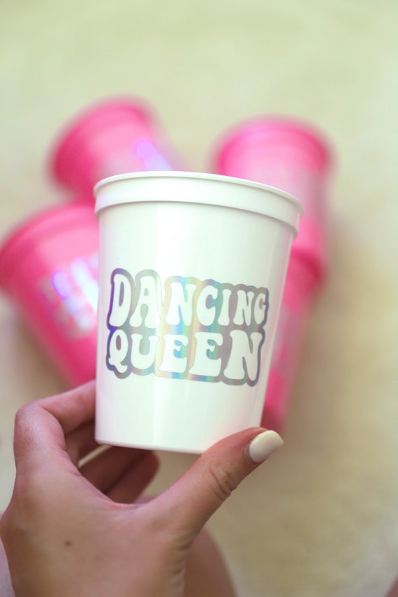 Disco Bachelorette Cups | Disco Bachelorette Favors | Disco Favors | Disco Cups | Last Disco | Dancing Queen | Disco Bride Bachelorette