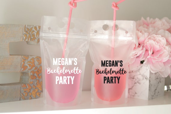 Bachelorette Weekend Drink Pouch | Booze Bags | Bachelorette Party Favor | Drink Pouch | Bach Party Favors |  Pool Party Favor | Bach Bash