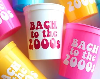 2000s Bachelorette | Bach to the 2000s | Y2K Bachelorette Theme | 2000s Cups | Bach to the 2000s Cups | 2000s Bachelorette Party | Y2K Bach