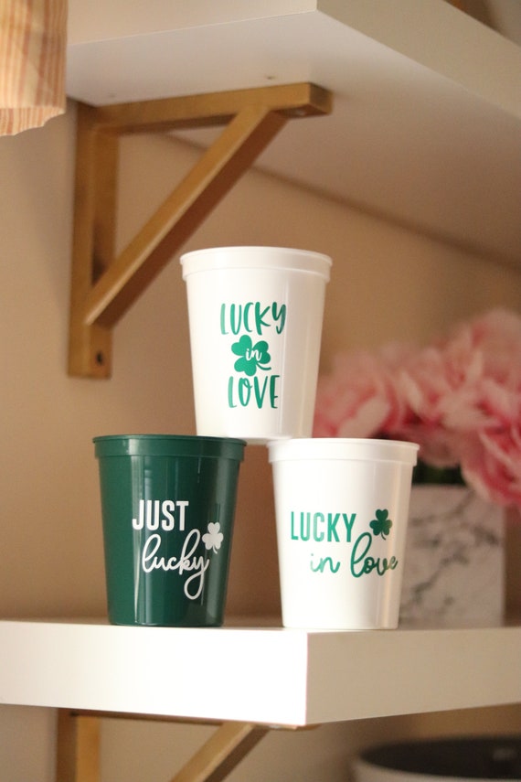 St. Patrick's Day Bachelorette Cups | Saint Patty's Day Weekend | Bachelorette Cups | St. Patrick's Day Bachelorette Favors | St. Patty's