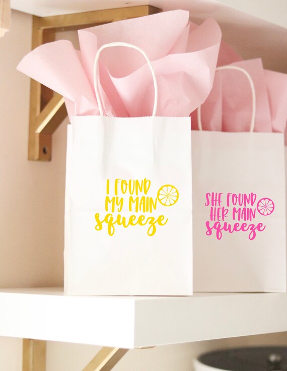 Lemon Bachelorette Favors | Lemon Favors | Lemon Theme Gift Bags | Lemon Favors | Gift Bags | Lemon Gift | Lemon Bridal Shower | Lemon Favor