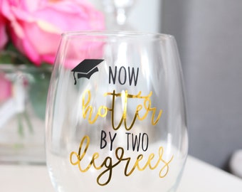 Graduation Wine glass Gift 2020 | Masters Degree Graduate School Gift | Personalized Grad Gift | Wine glass | Class of 2020 Gift | Law Schoo