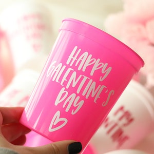 Be My Galentine Cup Valentines Day Favors Galentines Day Cups Galentines Day Favors Be my Galentine Galentines Day Brunch image 5