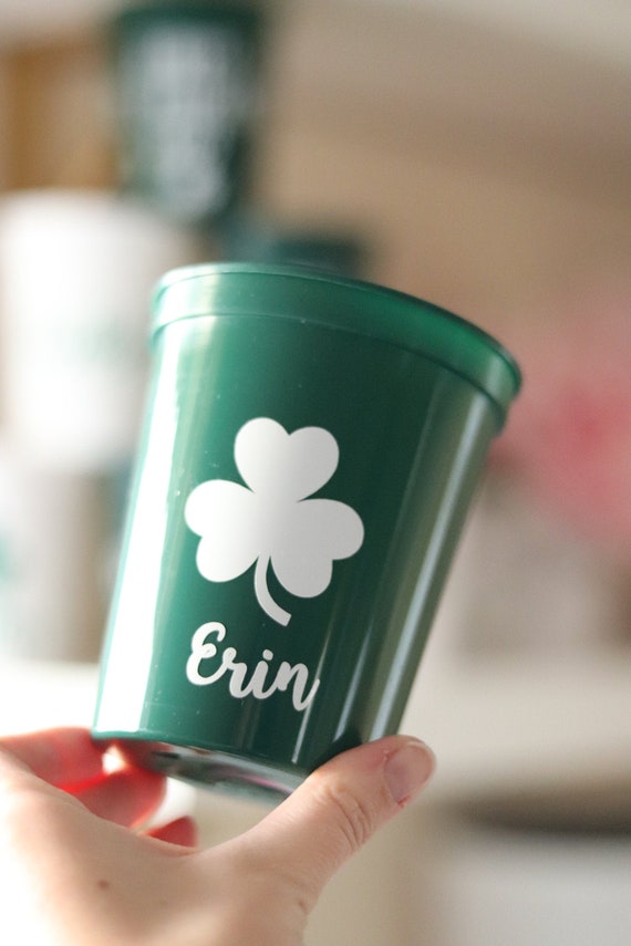 Personalized Saint Patrick's Day Cups | Saint Patty's Day Favors | St. Patrick's Day Cups | St. Patty's Day Cups | Happy Saint Patrick's Day