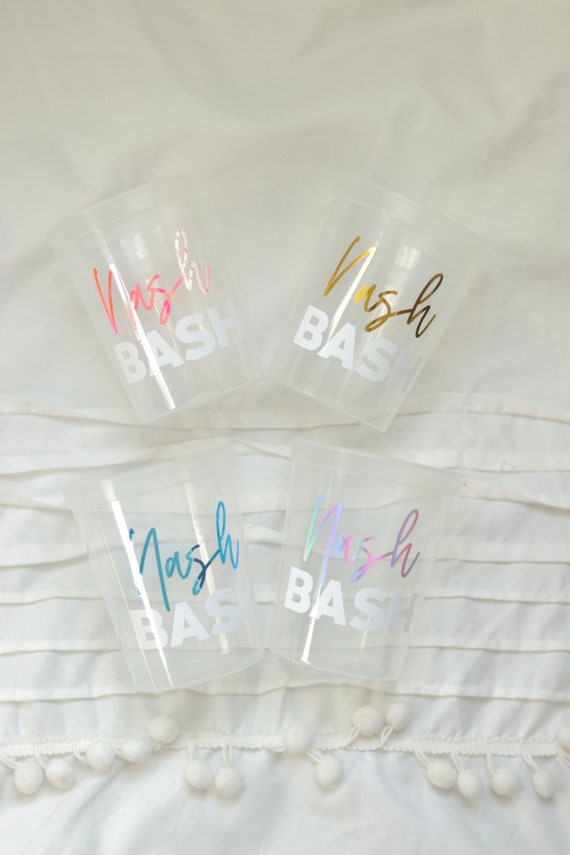 Nash Bash | Nashville Bachelorette Party Cups | Bachelorette Party Favors | Personalized Bachelorette Party Gifts | Customized  Bach Party