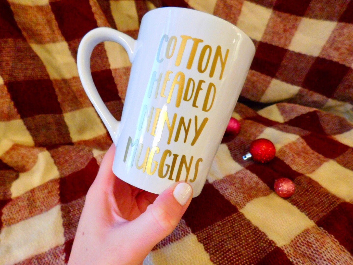 Elf Movie Mug/ Cotton Headed Ninny Muggins Mug/ Christmas Mug