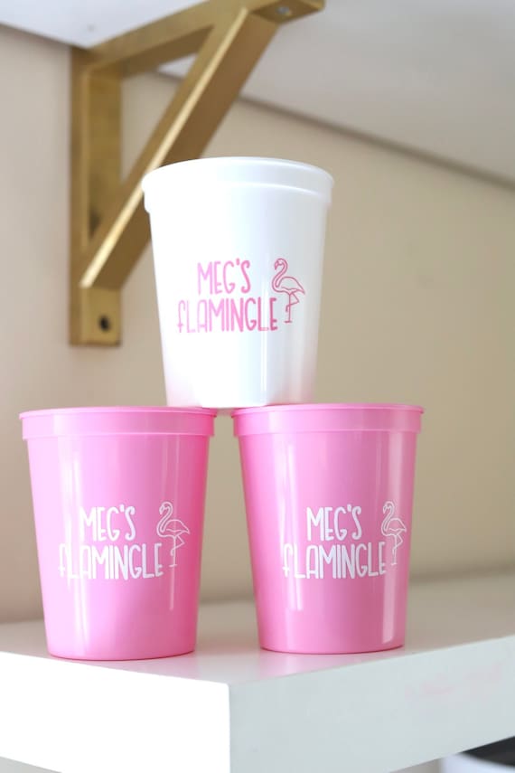 Flamingo Bachelorette | Final Flamingle | Flamingo Cups | Flamingle Bachelorette | Flamingo Party Favors | Personalized Bachelorette Party