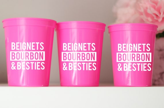 New Orleans Bachelorette Party Cups | NOLA Bachelorette | Bach Party Favors Gifts | Personalized | Customized  Bach Party | Bachelorette