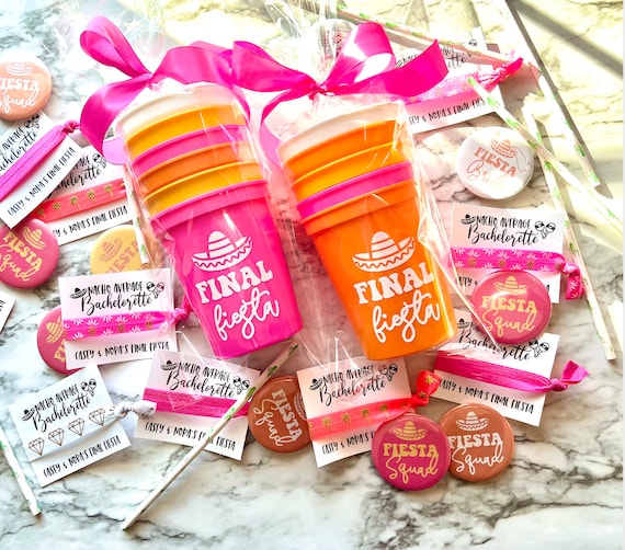 Final Fiesta Bachelorette Box | Mexico Bachelorette Box | Final Fiesta Bachelorette Kit | Fiesta Bachelorette Favors | Bachelorette Cups