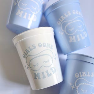 Girls Gone Mild Bachelorette / Bomboniere per pigiama party / Bomboniere per pigiama party per addio al nubilato / Pigiama party per addio al nubilato / Pigiama party / Tazze per pigiama party