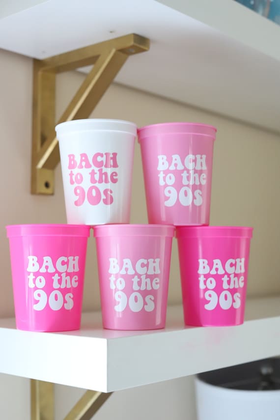 90s Bachelorette | Bach to the 90s | 90s Bachelorette Theme | 90s Cups | Bach to the 90s Cups | Nineties Cups | 90s Bachelorette Party | Cup