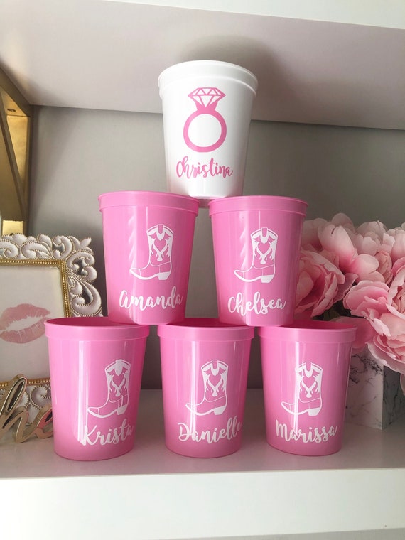 Nashville Cowgirl Boots Bachelorette Party Cups | Bachelorette Party Favors | Bach Party Gifts | Bachelorette Cups | Nash Bash Cups Country