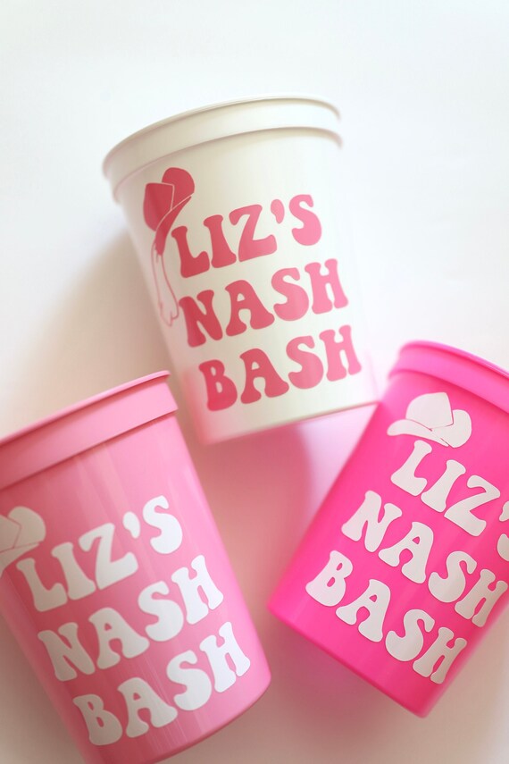 Nash Bash Bachelorette | Personalized Nash Bash Bachelorette Party | Nashville Favors | Nashville Cups | Nash Bash | Nashville |Personalized