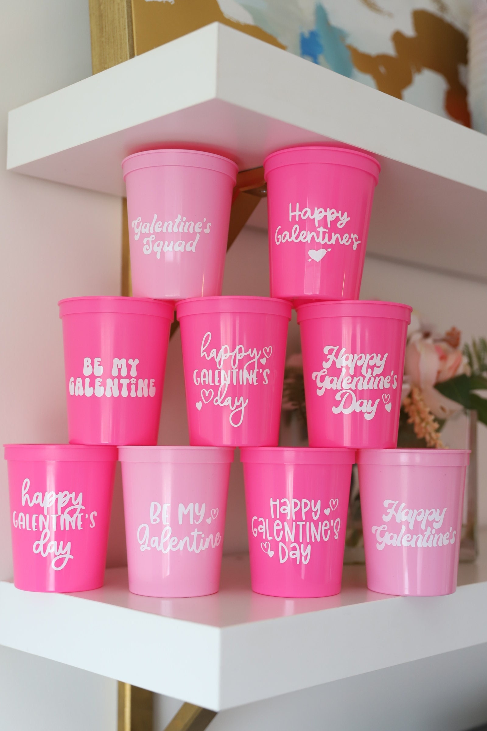 Valentines Day Party Cups Valentine's Day Party Decorations, Valentine's  Day Party Supplies, Valentine's Kids, Plastic Cups 
