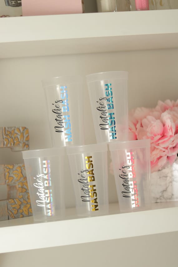 Nash Bash | Nashville Bachelorette Party Cups | Bachelorette Party Favors | Personalized Bachelorette Party Gifts | Customized  Bach Party