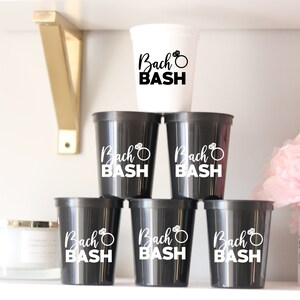 Bachelorette Weekend Party Favors | Bach Bash | Bachelorette Party Cups | Reusable Bachelorette Favors | Bachelorette Decorations | Bach Cup