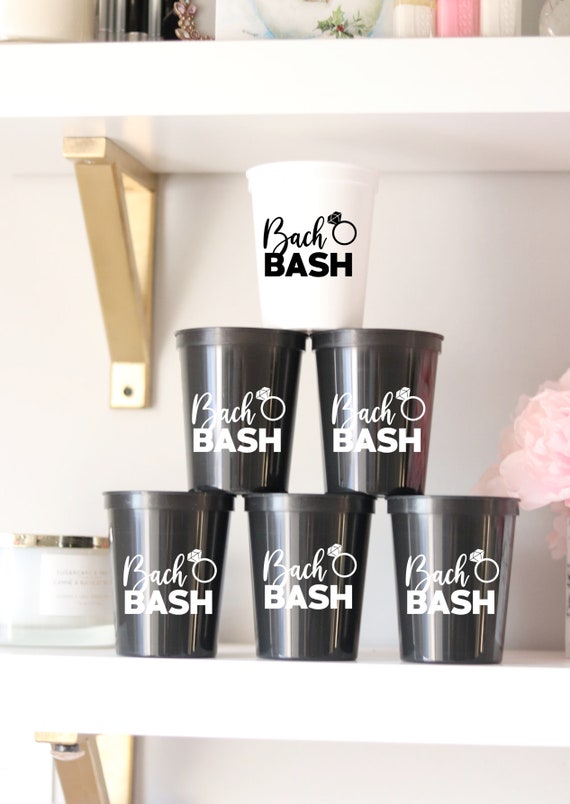 Bachelorette Weekend Party Favors | Bach Bash | Bachelorette Party Cups | Reusable Bachelorette Favors | Bachelorette Decorations | Bach Cup