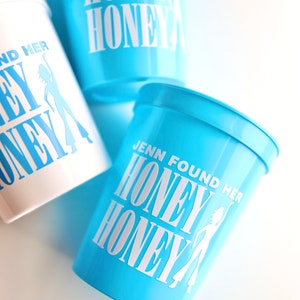 She Found her Honey Honey Mamma Mia Bachelorette Cups Dancing Queen Cups Disco Bachelorette Favors Last Disco Cups Disco image 4