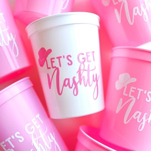 Nashville Bachelorette Cups | Nashville Bachelorette Favors | Let&#39;s Get Nashty | Nashville Cups | Nashville Favors | Nashville Party Favors