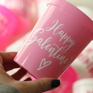 Be My Galentine Cup Valentines Day Favors Galentines Day Cups Galentines Day Favors Be my Galentine Galentines Day Brunch image 10