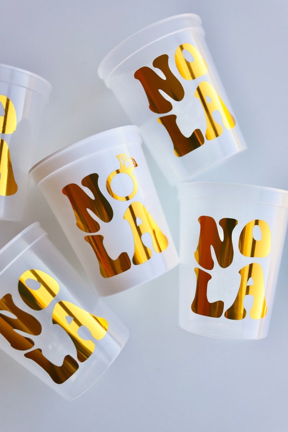 NOLA Favors | Nola Cups | New Orleans Bachelorette | NOLA Bachelorette | Bach Party Favors Gifts | New Orleans Cups | Custom Cups | Nola