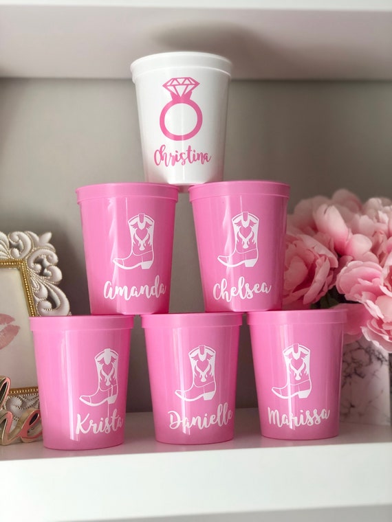 Nashville Cowgirl Boots Bachelorette Party Cups | Bachelorette Party Favors | Bach Party Gifts | Bachelorette Cups | Nash Bash Cups Country