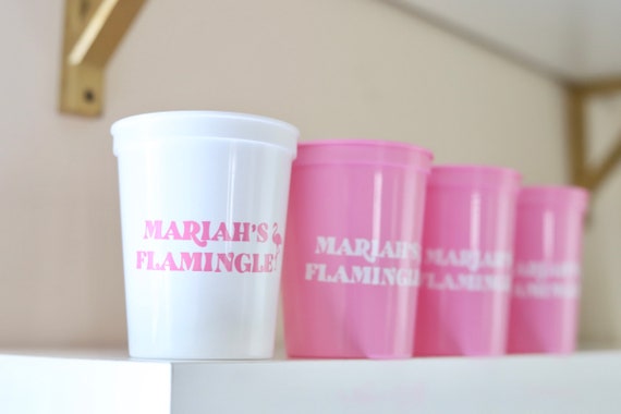 Flamingo Bachelorette | Final Flamingle | Flamingo Cups | Flamingle Bachelorette | Flamingo Party Favors | Personalized Bachelorette Party