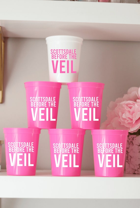 Scottdale Bachelorette | Scottsdale Before the Veil | Scottsdale Bachelorette Cups | Customized Scottsdale Bachelorette Weekend Favors