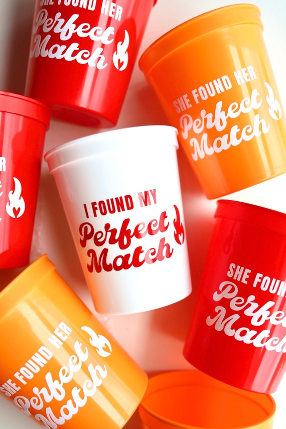 She Found Her Perfect Match | Bachelorette Weekend Favors | Perfect Match Bachelorette Party Favors | Red Hot Fire Bachelorette | Fire Bach