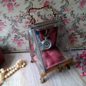 Antique French watch box. 19th Century Ormulo Watch Holder