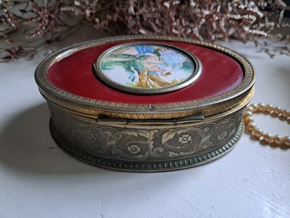Beautiful Antique Bijouterie Box, Antique Coffret… - image 3