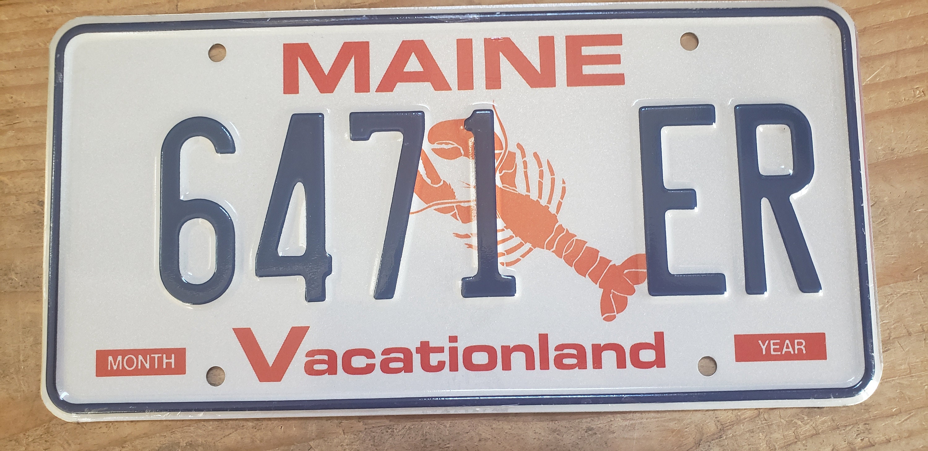 MAINE license plate. Fast shipping Etsy