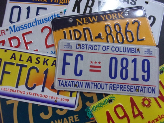 License PLATES. Excellent Condition Authentic USA Car  display picture 2