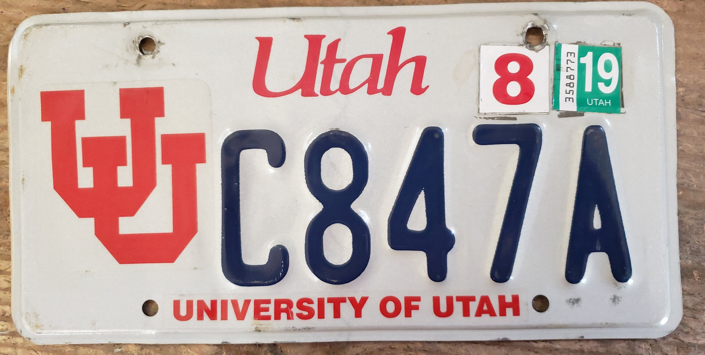 UTAH license plate. Fast shipping Etsy