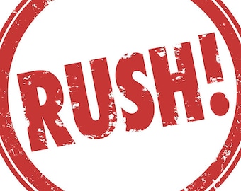 expedited service just for you!