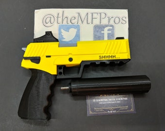 Fortnite Weapon Etsy - forknite suppressed pistol handmade prop replica