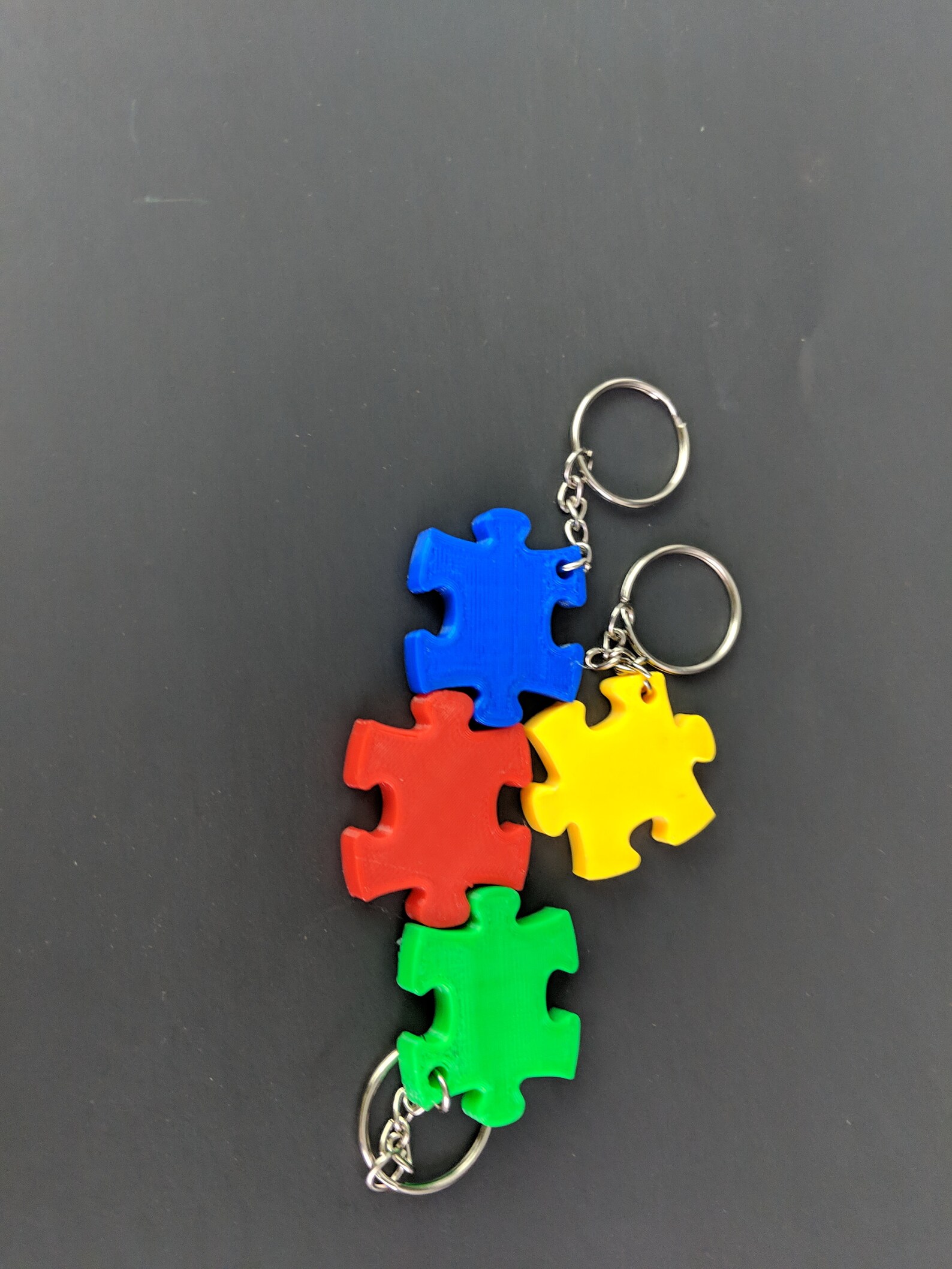 Autism Puzzle Piece Awareness Key Chain Small Gift Idea - 1 Piece - Etsy