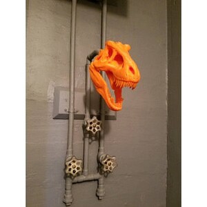 stocking stuffers for men T-Rex Shower Head | 3D Printed Prehistoric Dinosaur Tyrannosaurus Skull | Jurassic Park | Nerdy Trex image 6