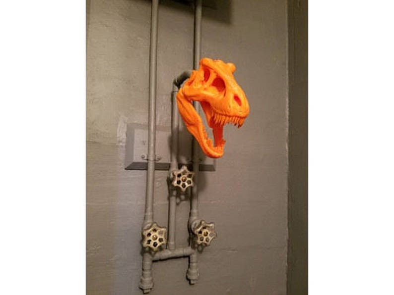 stocking stuffers for men T-Rex Shower Head | 3D Printed Prehistoric Dinosaur Tyrannosaurus Skull | Jurassic Park | Nerdy Trex image 6