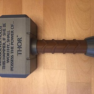 Baby's First Mjolnir Thor Baby Rattle Thor's - Etsy