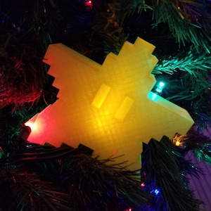 Super Mario Bros. Power Star Christmas Tree Topper