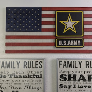 US Army, USA wood flag, sign, USA American Flag, Engraved Wood Sign, Wooden Flag, Flag, Personalized Flag, Personalized Army Gift