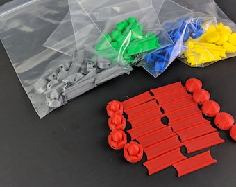 Settlers of Catan Pieces 3D Print Base Set Ships Seafarers Catan Holder Card Holder Replacement Pieces Complete Set